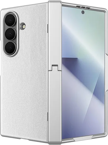 Vista 12 de STORMTAL Funda de cuero diseñada para Samsung Galaxy Z Fold 7 con [protección de bisagra] [protector de pantalla integrado] [atril] funda protectora