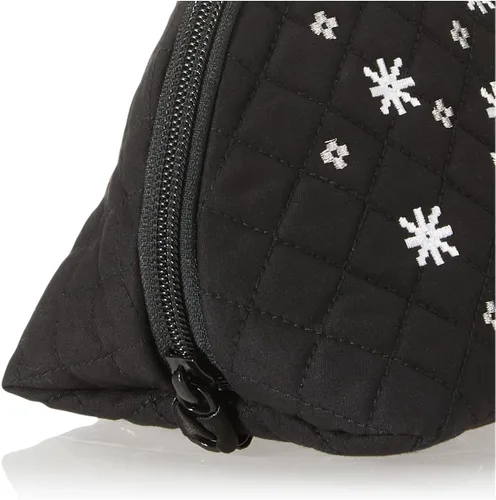 Vista 3 de Vera Bradley Women's Cotton Large Clamshell Cosmetic Organizer Makeup Bag