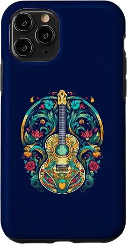 Vista 27 de Funda para iPhone 16 para guitarra abstracta, decoración artística, amante de la música