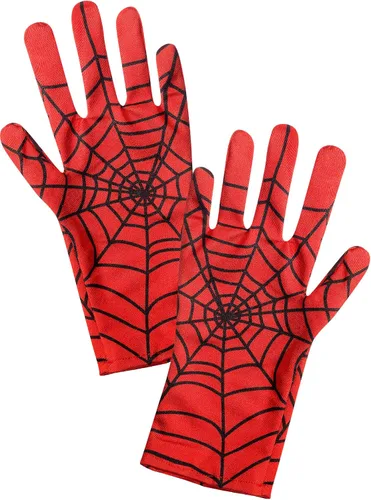 Vista 3 de 2 Pairs Spider Web Gloves Halloween Spider Gloves