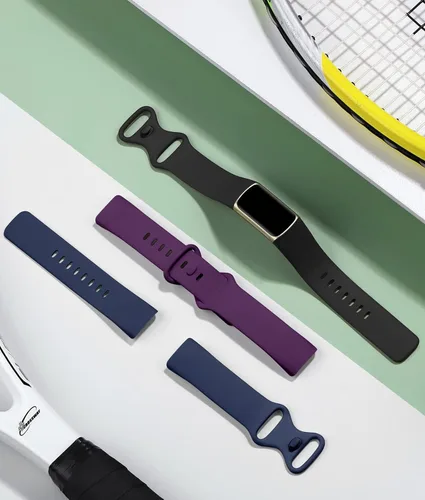Vista 4 de Maledan Correa deportiva compatible con Fitbit Charge 5/Charge 6 bandas para mujeres y hombres, correa de repuesto suave e impermeable para Fitbit