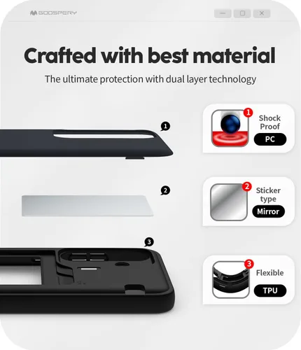 Vista 415 de GOOSPERY Parachoques magnético para puerta compatible con Galaxy S9 Plus, tarjetero tipo billetera con cierre automático por iman, funda protectora
