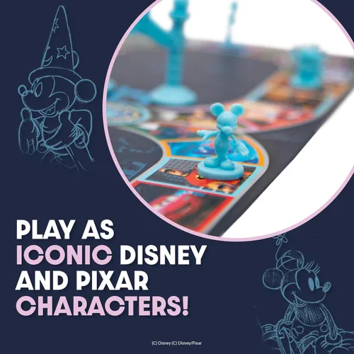 Vista 7 de El Mundo Mágico de Juegos de Trivia de Disney – Juegos de Mesa para la Noche Familiar, Juego de Mesa Multijugador, Juego de Mesa Familiar