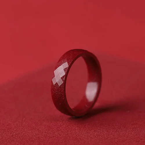 Vista 7 de HETICA Anillo de cinabrio de Feng Shui, anillo de cinabrio que atrae riqueza Feng Shui para hombres y mujeres, riqueza y protección, amuleto