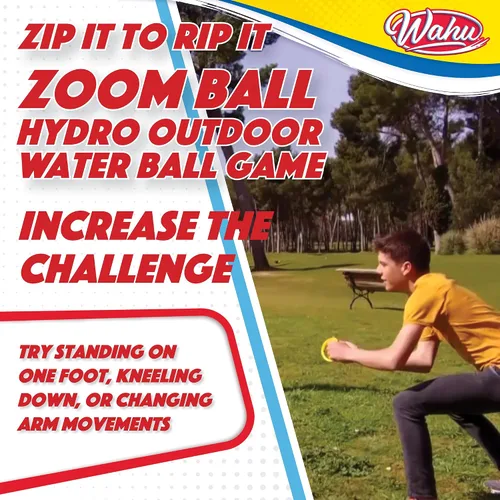Vista 6 de Wahu Zoom Ball Hydro Juego de pelota de agua para exteriores