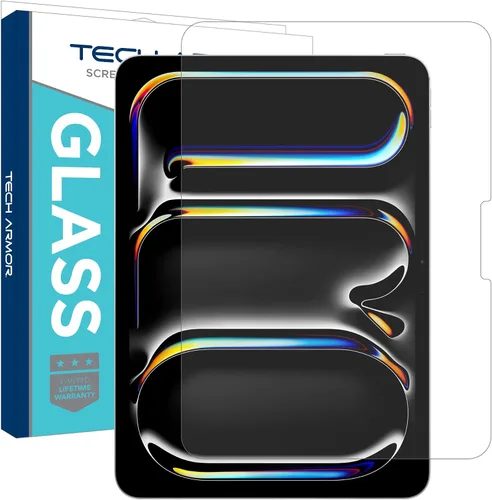 Vista 7 de Tech Armor Protector de pantalla de vidrio balístico diseñado para Apple iPad Pro de 11 pulgadas (2021, 2020 y 2018) y iPad Air 2020 – ultrafino