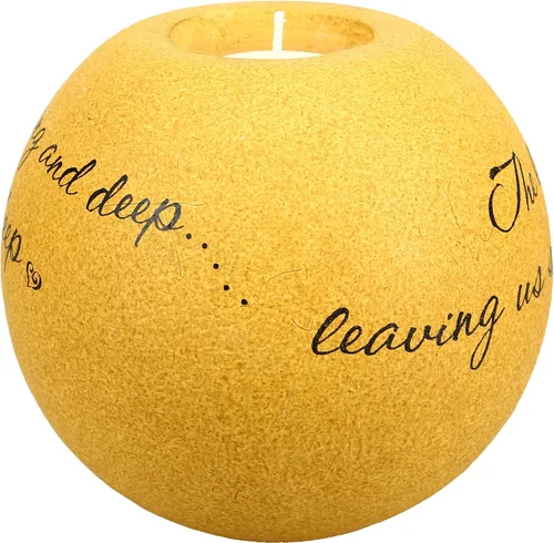 Vista 6 de Pavilion Gift Company 5676 Comfort Candles - Portavelas redondo de 5 pulgadas, familia