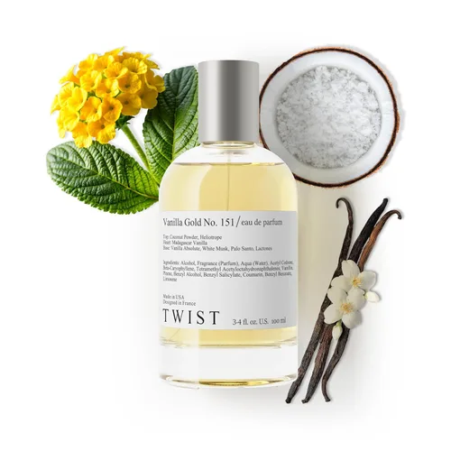 Vista 29 de Twist - Addicted No. 3 - Eau De Parfum inspirado en Y. Black Opium, Perfume de larga duración para mujer, Ámbar y Vainilla, Vegano, Ingredientes