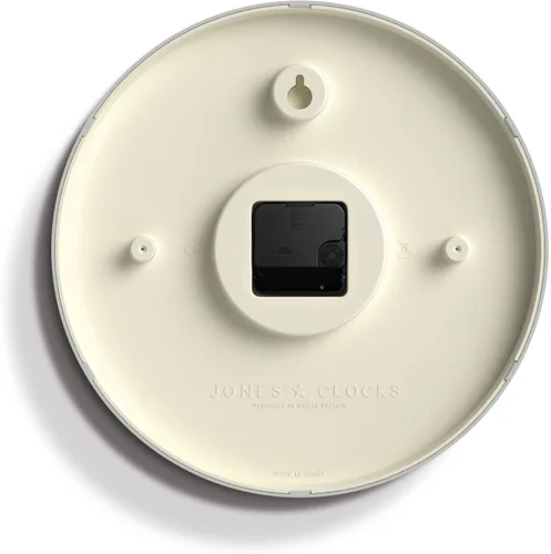 Vista 6 de JONES CLOCKS® Reloj de pared Tiger Reloj moderno de estación redonda 12 pulgadas Negro Aspecto de diseñador genial para cocina, sala