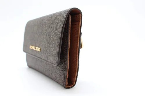 Vista 6 de Michael Kors - Cartera de viaje para mujer tamaño grande con tres pliegues