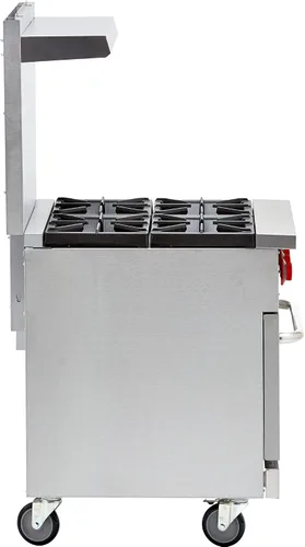 Vista 7 de Iron Range Rango IR-4B, 24" 150,000 BTU, Acero Inoxidable