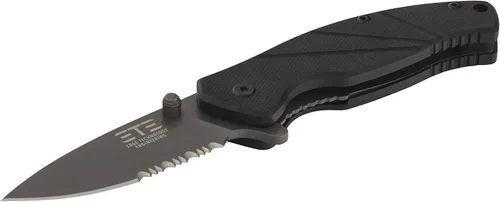 Vista 2 de ETEK1051 ETE EDC Workhorse 3.2" Combo Abridor asistido, cuchillo de mango G-10