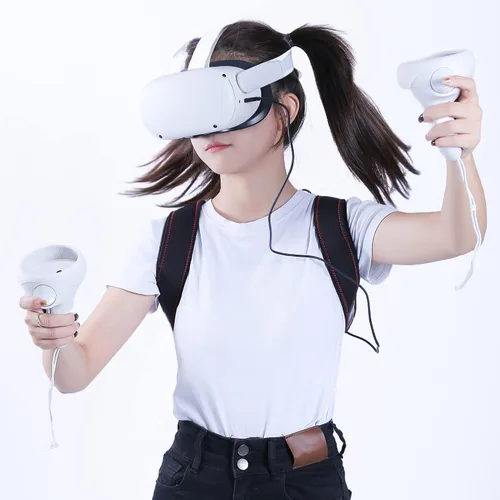 Vista 8 de HZLucki Correa de batería compatible con Oculus Quest 2 Quest 3 Quest Pro Índice de válvula Vision Pro Otras correas para la cabeza de realidad