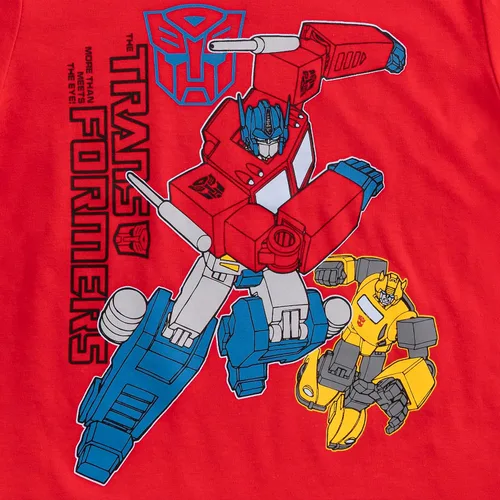 Vista 5 de Transformers Hasbro - Paquete de 3 camisetas de manga corta para niños pequeños
