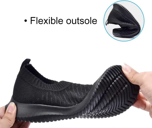Vista 4 de MAIITRIP Calcetines elásticos cómodos para mujer para caminar, ligeros, antideslizantes, para otoño (talla 5.5-11)