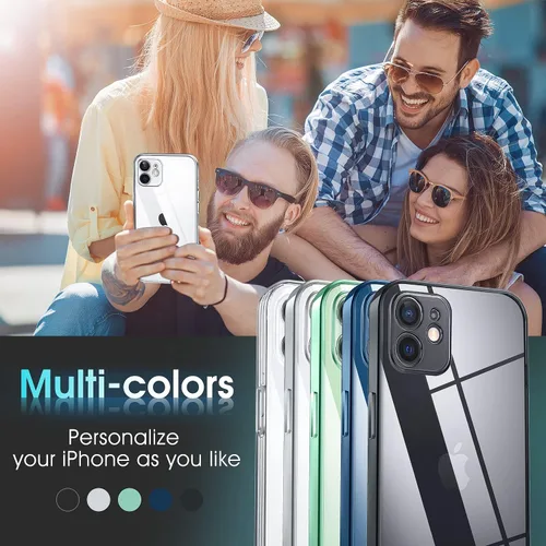 Vista 615 de Supdeal Funda cristalina transparente para iPhone 11, [No se amarillea] [Protección de la cámara] [Probado contra caídas de grado militar] Funda