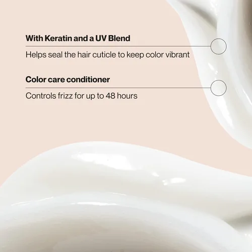 Vista 3 de Suave Acondicionador de cuidado del color con infusión de queratina para cabello teñido antidecoloración + control de encrespamiento 48 horas