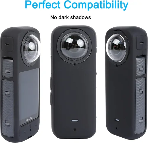 Vista 6 de PellKing Kit de accesorios de protección de cámara para Insta360 X3, Insta 360 X3, incluye protector de lente/cubierta protectora