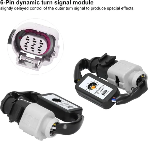 Vista 6 de Kit de arnés de adaptador de señal de giro dinámico de luces traseras LED para Audi S5 B8.5 B9 2012-2019
