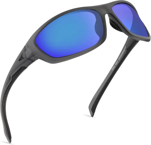 Vista 17 de KastKing Hiwassee - Gafas de sol deportivas polarizadas para hombres y mujeres, gafas de sol envolventes para pesca, ciclismo y correr, protección UV