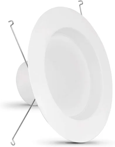 Vista 5 de Feit Electric Lámpara empotrable LED de 5 a 6 pulgadas - Moldura premontada - Adaptador de base estándar - CCT de 2700 K blanco suave - Regulable