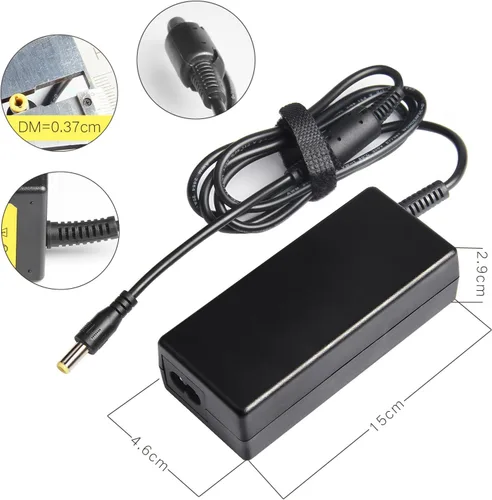 Vista 3 de Fancy Buying Adaptador de corriente para cámara de seguridad, 12 V, 5 A, 100 V-240 V CA a CC, cable divisor de alimentación de 8 vías, certificado