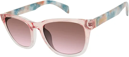 Vista 11 de Circus NY by Sam Edelman Women's CC532 Rectangular Cat Eye Sunglasses Gris