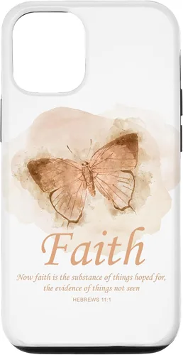 Vista 31 de Faith Bible Verse: Women’s Christian Hebrews 11:1 Quote Case for iPhone 17