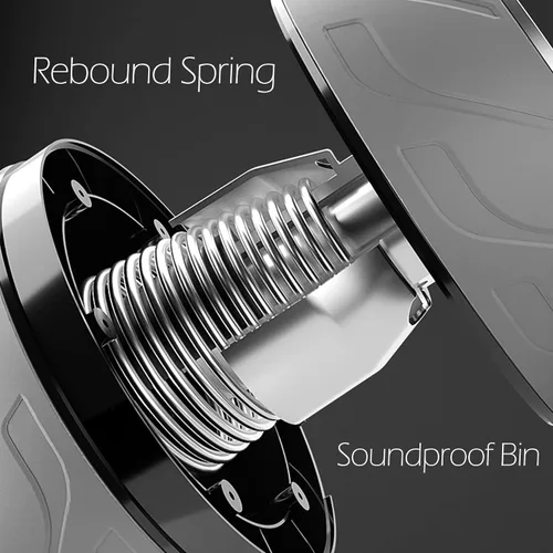 Vista 9 de AB Wheel Roller, Exercise Abdominal Wheel Fitness for Gym & Home, Core Work-out Strength-Training Roller