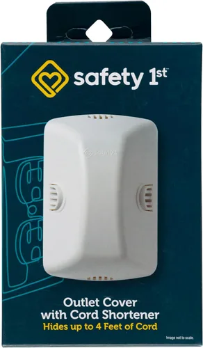 Vista 11 de Cobertura de tomacorriente Safety 1st con acortador de cable para protección contra bebés