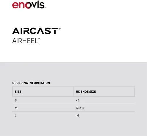 Vista 6 de Aircast Tobillera AirHeel (con y sin estabilizadores)