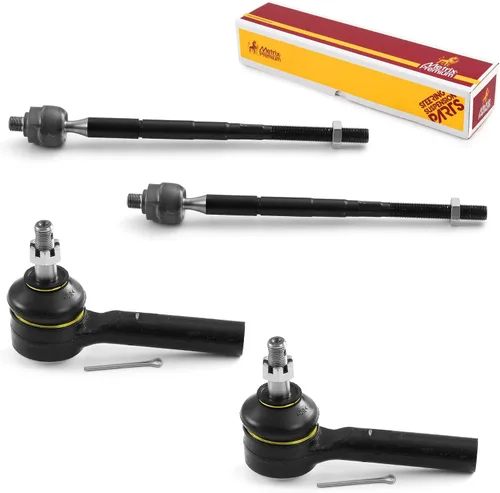 Vista 14 de Metrix Premium Chassis Parts - Kit de 4 piezas de extremos de barra de acoplamiento frontal exterior e interior compatible con Nissan Pathfinder