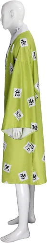 Vista 5 de Mens Cosplay Costume Halloween Haori Kimono Cape Cloak Robe
