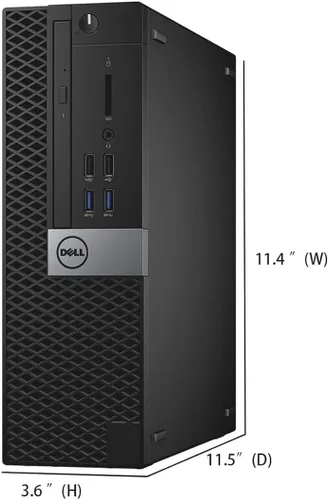 Vista 3 de Dell Optiplex 3040 SFF PC de escritorio para negocios, Windows 11 Pro de 64 bits, procesador Core i5-6500, 8 GB de RAM, unidad de estado sólido