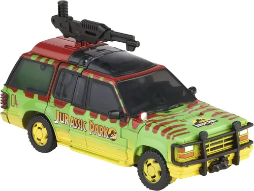 Vista 4 de Transformers Generations Collaborative: Jurassic Park Mash-Up Tyrannocon Rex & Autobot JP93 Edades 8 en adelante (Exclusivo de Amazon)