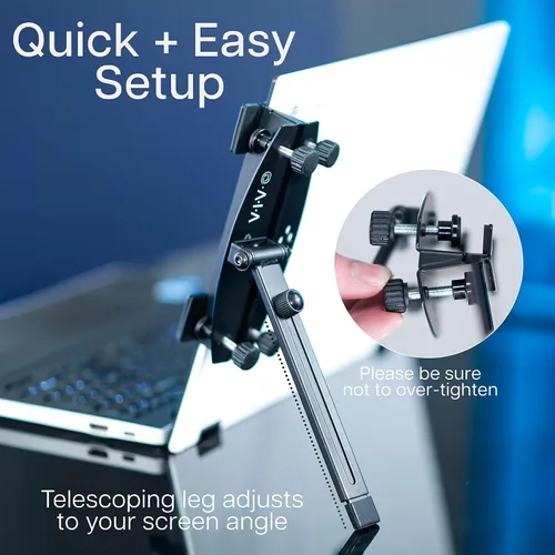 Vista 5 de VIVO Soporte de monitor portátil para extensor de pantalla de laptop, se adapta a portátiles de hasta 18.5 pulgadas, negro, STAND-PM01A