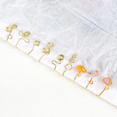 Vista 7 de Long tiantian Piercing de nariz para nariz con diseño africano, para mujer