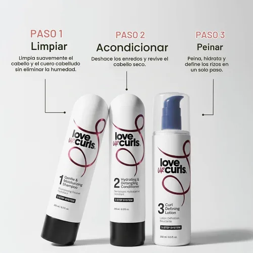 Vista 3 de Love Ur Curls Productos para el cabello rizado - Set de champú