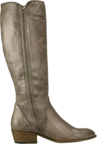 Vista 25 de Frye Carson - Botas altas para mujer hechas de cuero anticuado con ribetes de estilo occidental, cierre de cremallera interior y tacón bajo, altura
