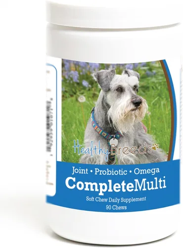 Vista 322 de Healthy Breeds Affenpinscher todo en uno multivitamínico suave masticable 60