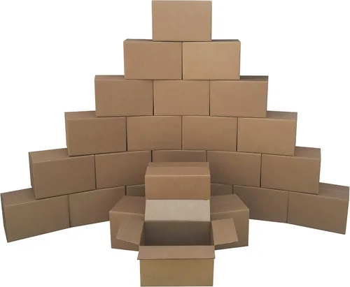 Vista 11 de Cajas de embalaje corrugadas para correo y envío - paquete de 25 (6 x 4 x 4 pulgadas / paquete de 25)