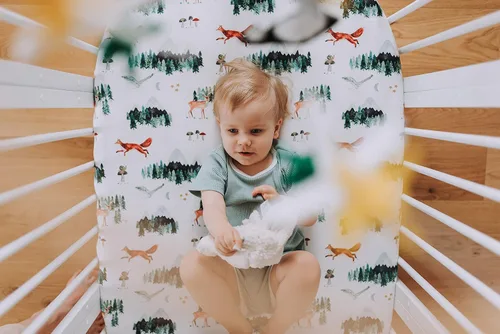 Vista 6 de Móvil para cuna de bebé – Móvil colgante de madera para cuna, decoración de guardería para niños y niñas, regalo perfecto para ducha