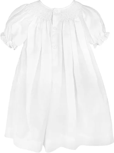 Vista 2 de Petit Ami Vestido de día para niña de obispo fruncido