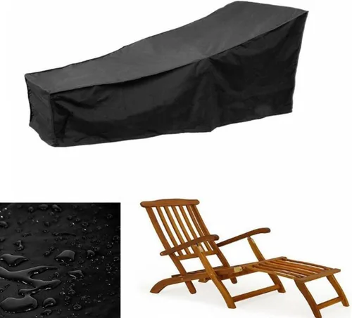 Vista 4 de FLR Funda impermeable para silla de patio, a prueba de polvo, protección para muebles de jardín y exteriores