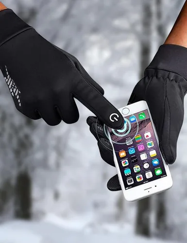 Vista 5 de Guantes cálidos de invierno para hombres y mujeres, compatibles con pantalla táctil, ideales para deportes, esquí, ciclismo, senderismo y aventuras