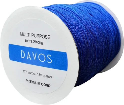 Vista 12 de Cordón trenzado de nailon negro extra fuerte hilo multiusos 0.059 in x 175 yardas 524.9 ft para fabricación de joyas, cuentas de Shamballa