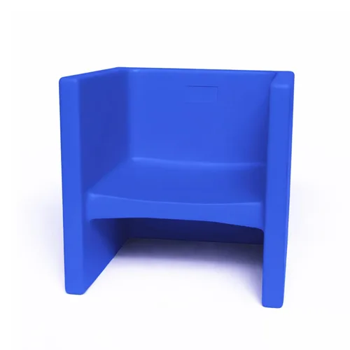 Vista 15 de Children's Factory Adapta-Bench, CF910-029 Azul, asientos flexibles para niños, aulas, muebles preescolares y de guardería, sillas para niños