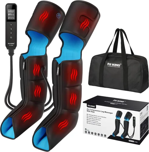 Vista 9 de FIT KING Masajeador completo inalámbrico de piernas y pies para circulación y alivio del dolor