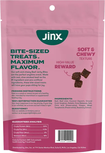 Vista 10 de Jinx Bocaditos de ternera, golosinas suaves y masticables para perros, 5 onzas