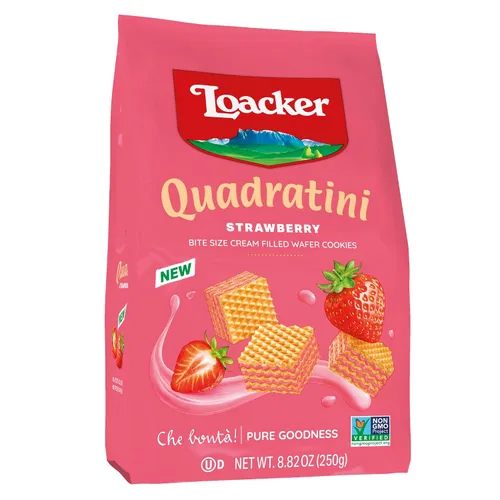 Vista 18 de Loacker Quadratini - Obleas de yogur de arándano de tamaño pequeño